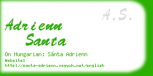 adrienn santa business card