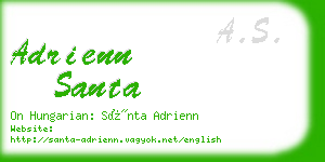 adrienn santa business card